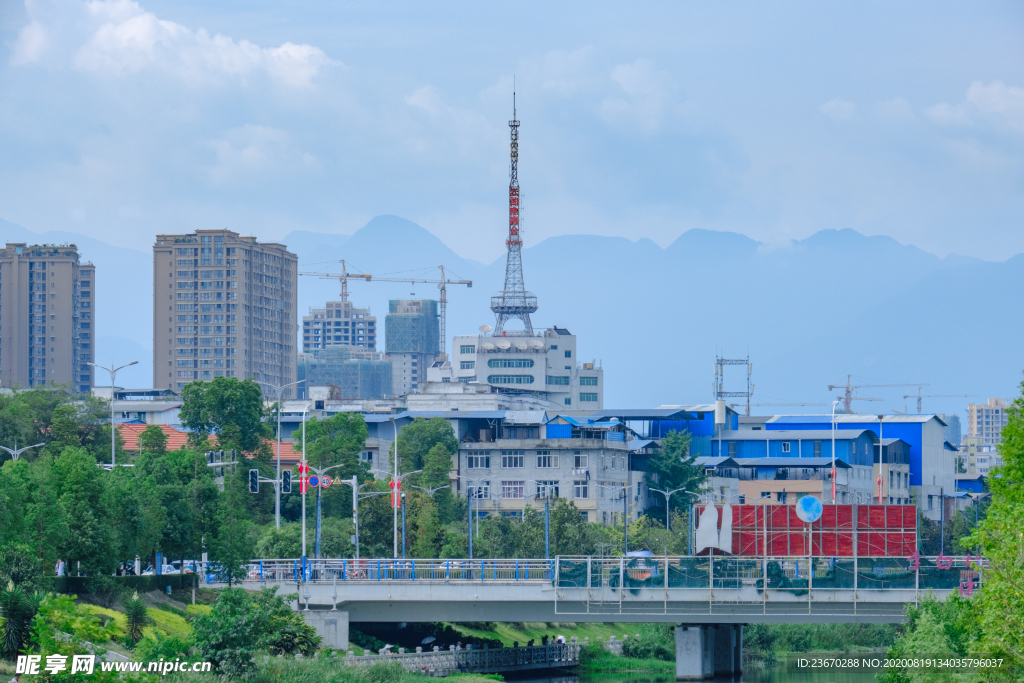 江油电视塔广播大楼江油广电大楼