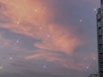 天空 碎钻 滤镜 粉色