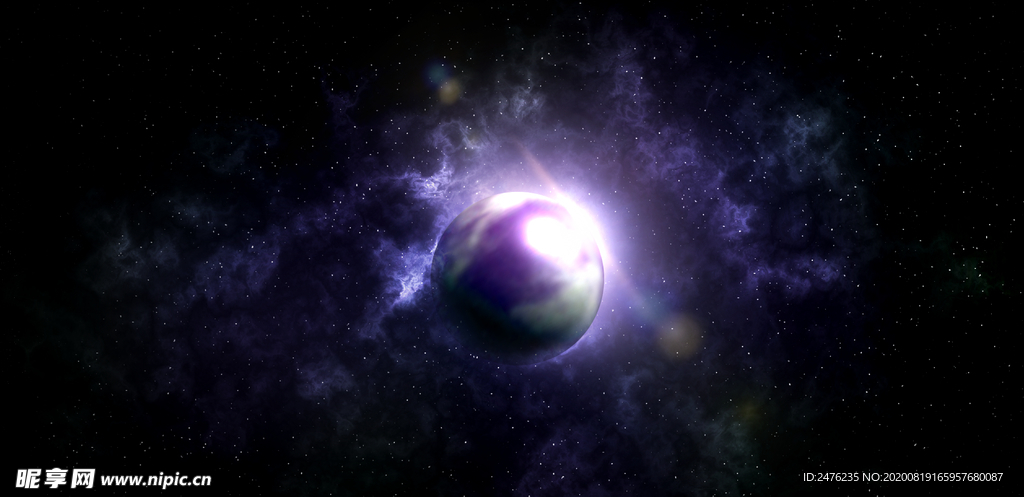 震撼星空背景