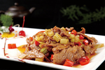 小炒山羊肉