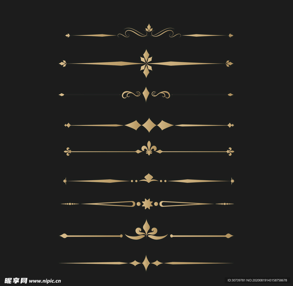 精美矢量花纹