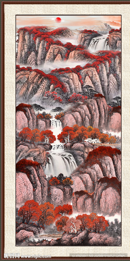 聚宝盆山水