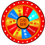转转盘 抽奖 五彩 展架 转盘
