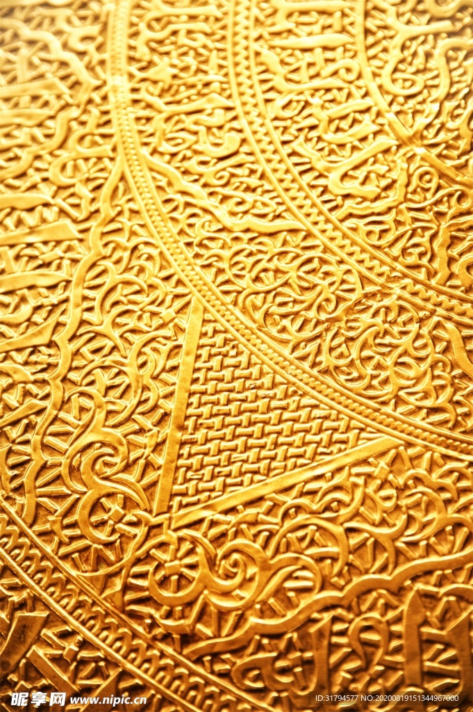 金色纹理