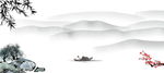 中国风山水背景