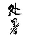 二十四节气 处暑书法 大家