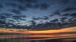 夕阳大海