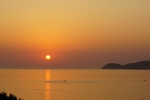 日落 大海