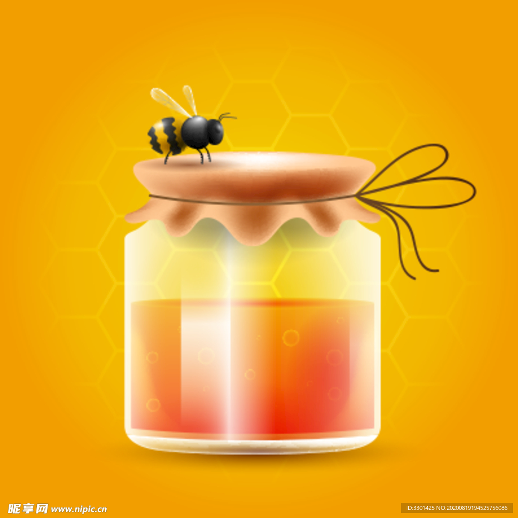 蜜蜂与瓶装