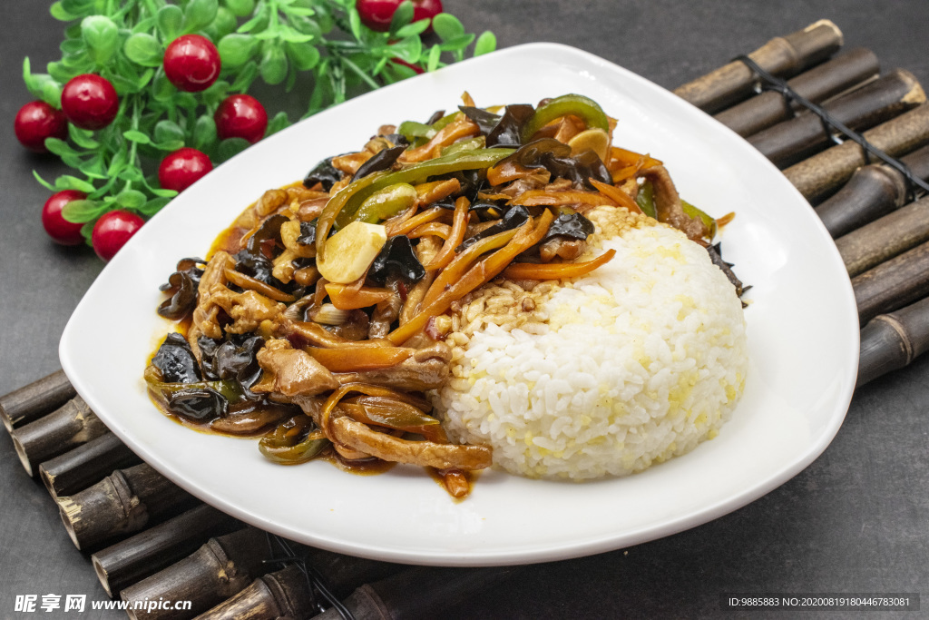 鱼香肉丝饭