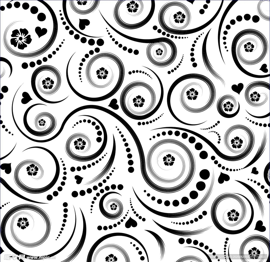 矢量花纹