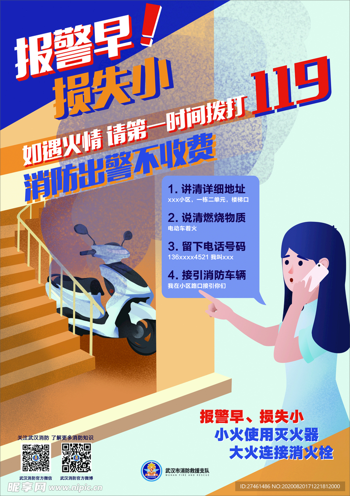 消防安全 消防宣传图