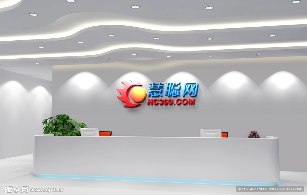 形象墙样机
