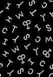 圆排列字母