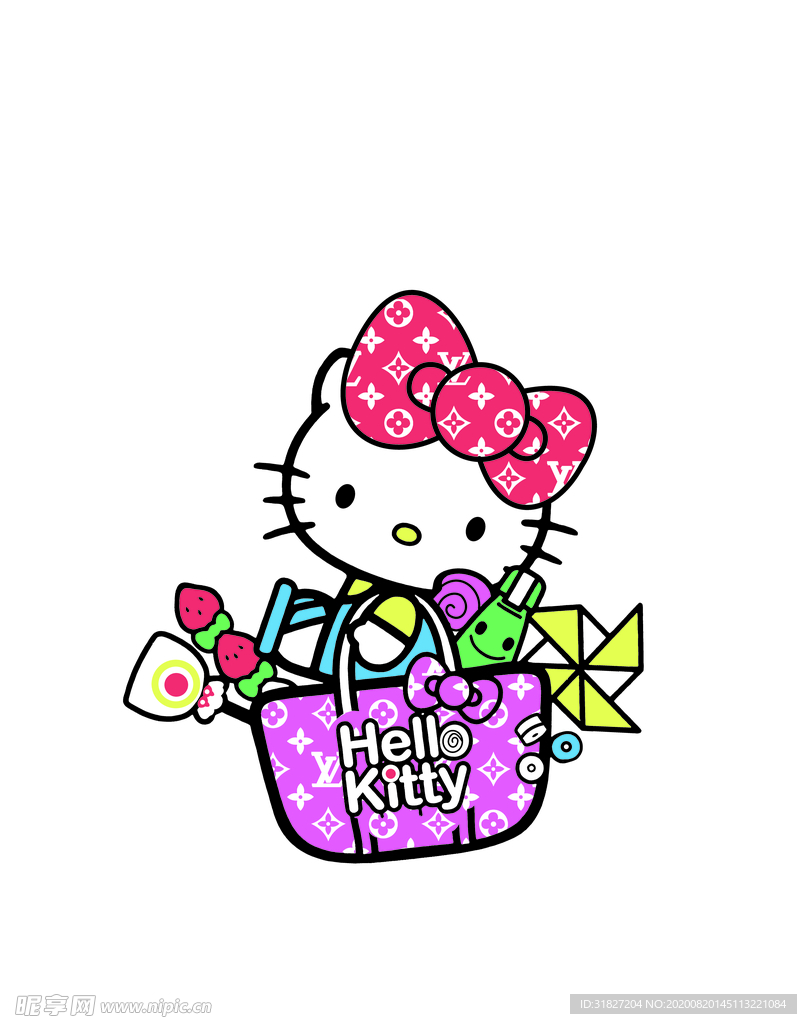 HELLO KTTY 裁片