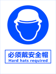 必须戴安全帽