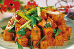 小葱烧豆腐