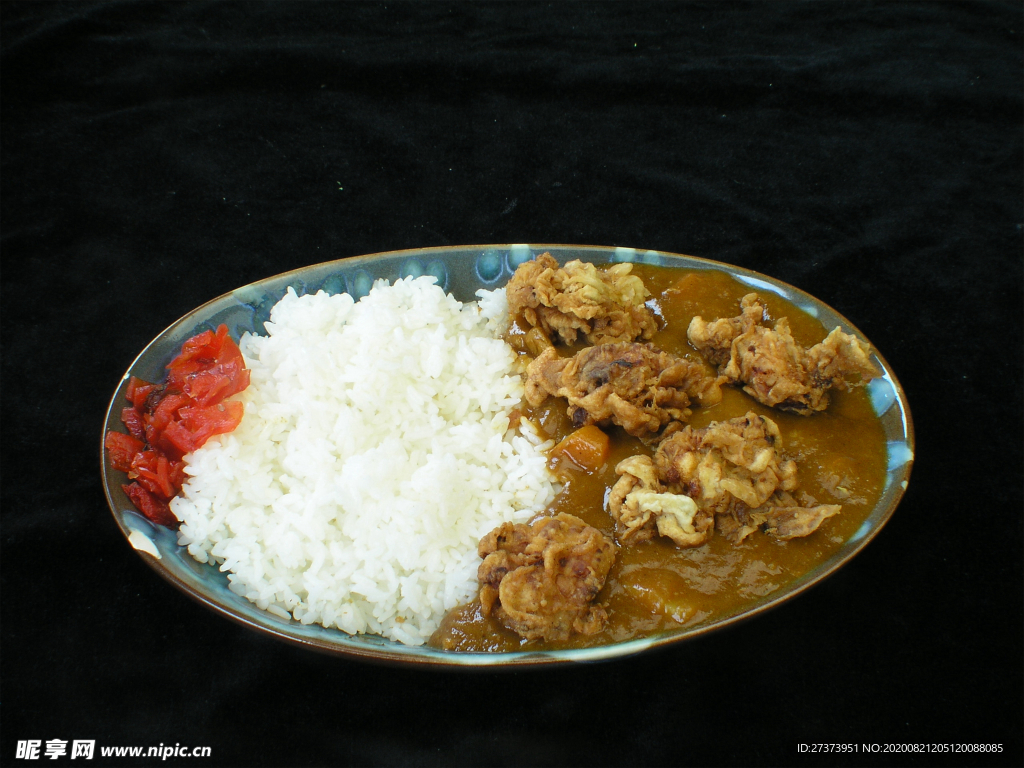 鸡肉咖喱饭