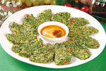 田园野菜摊饼