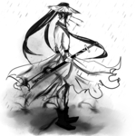 水墨武侠人物
