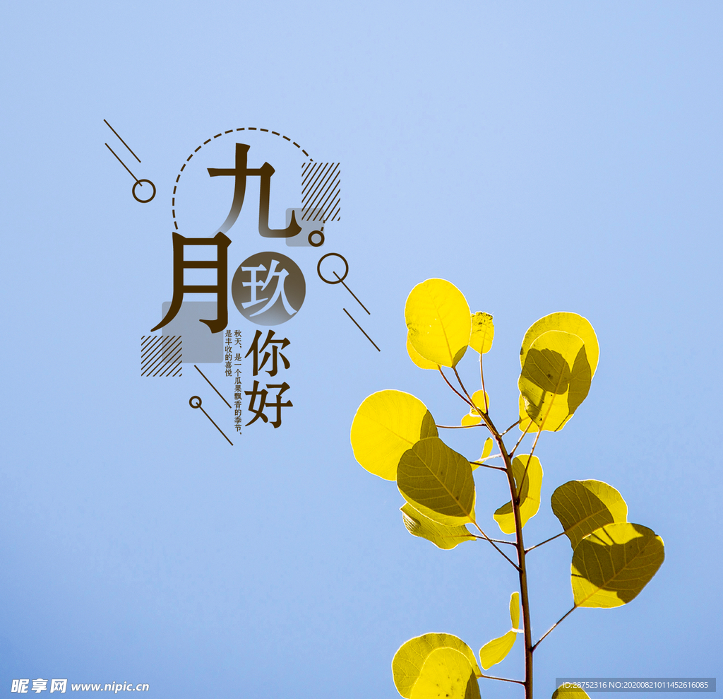 九月你好