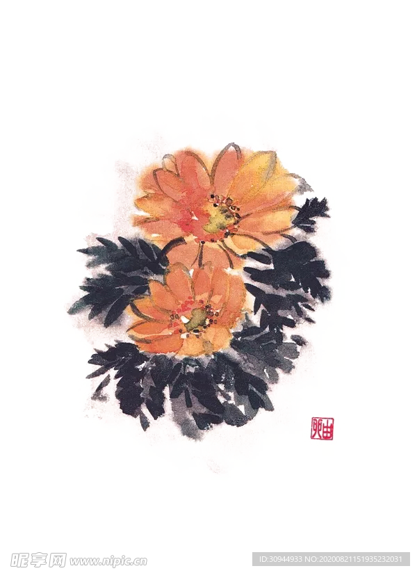 菊花装饰