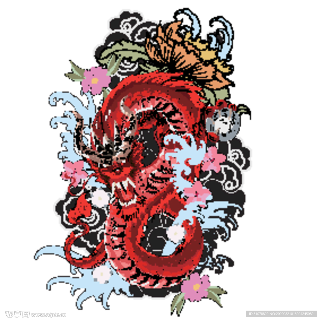 龙形象设计图案