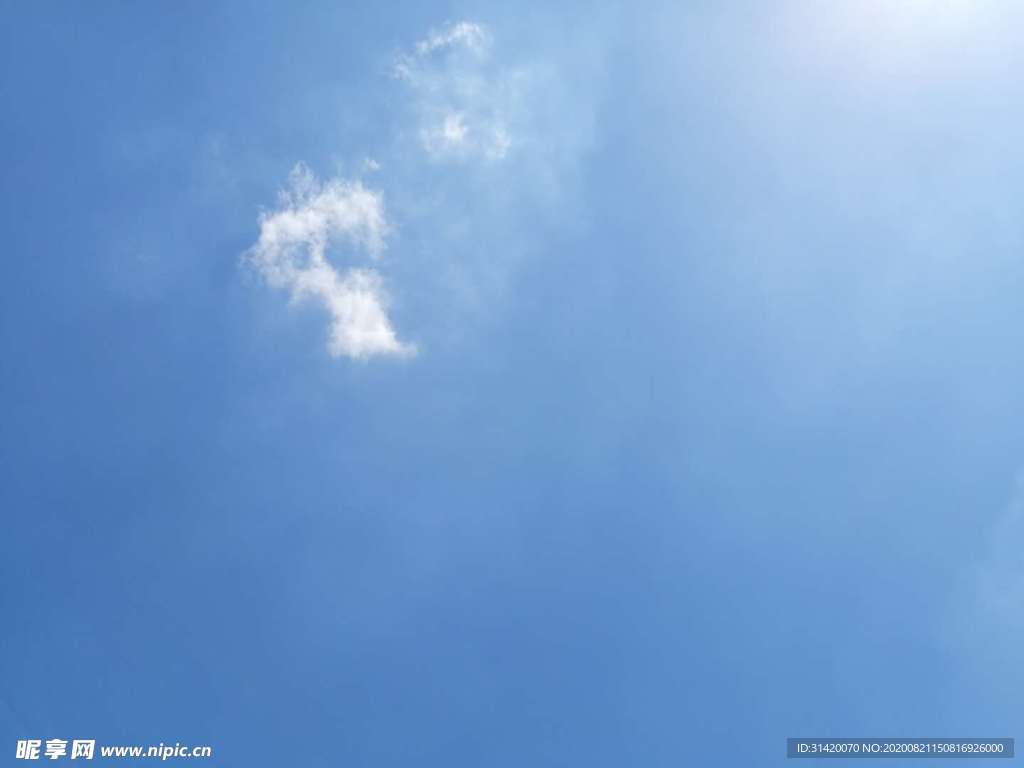 蓝天白云晴空