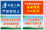 公司 工厂 商场 垃圾标识贴