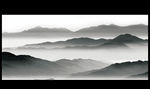 中国风山水水墨画
