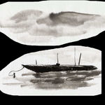 中国风山水水墨画
