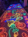 户外墙体主题灯饰画定制工厂铭星
