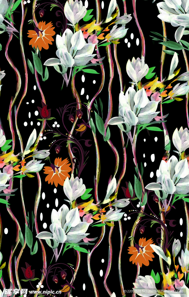 高清抽象花