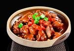 砂锅黄豆蹄花