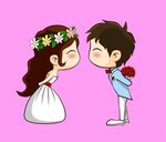 婚庆卡通情侣