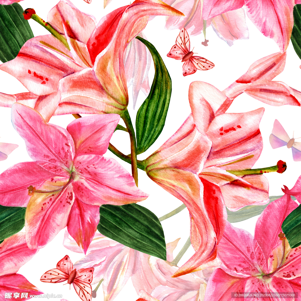 手绘花