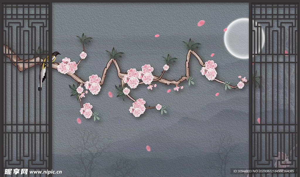 花鸟工笔画