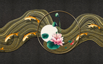 轻奢花鸟工笔画