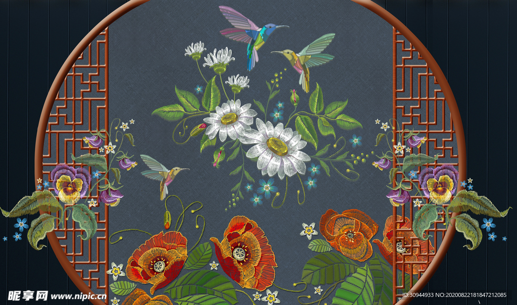 花鸟工笔画