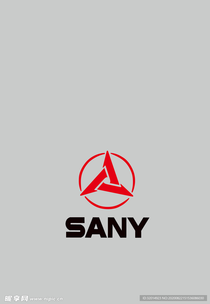 三角形logo sany