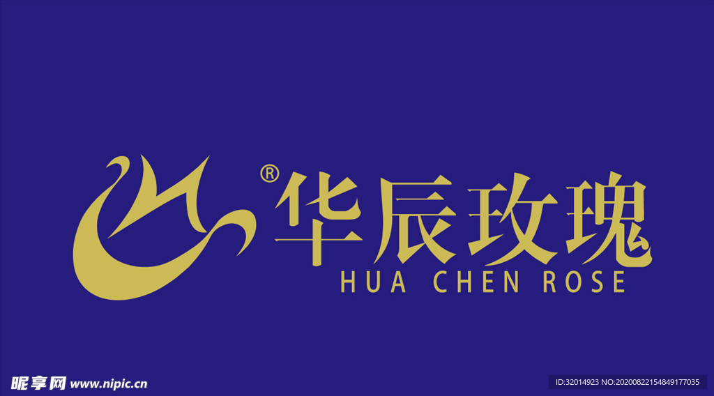 华辰玫瑰 logo