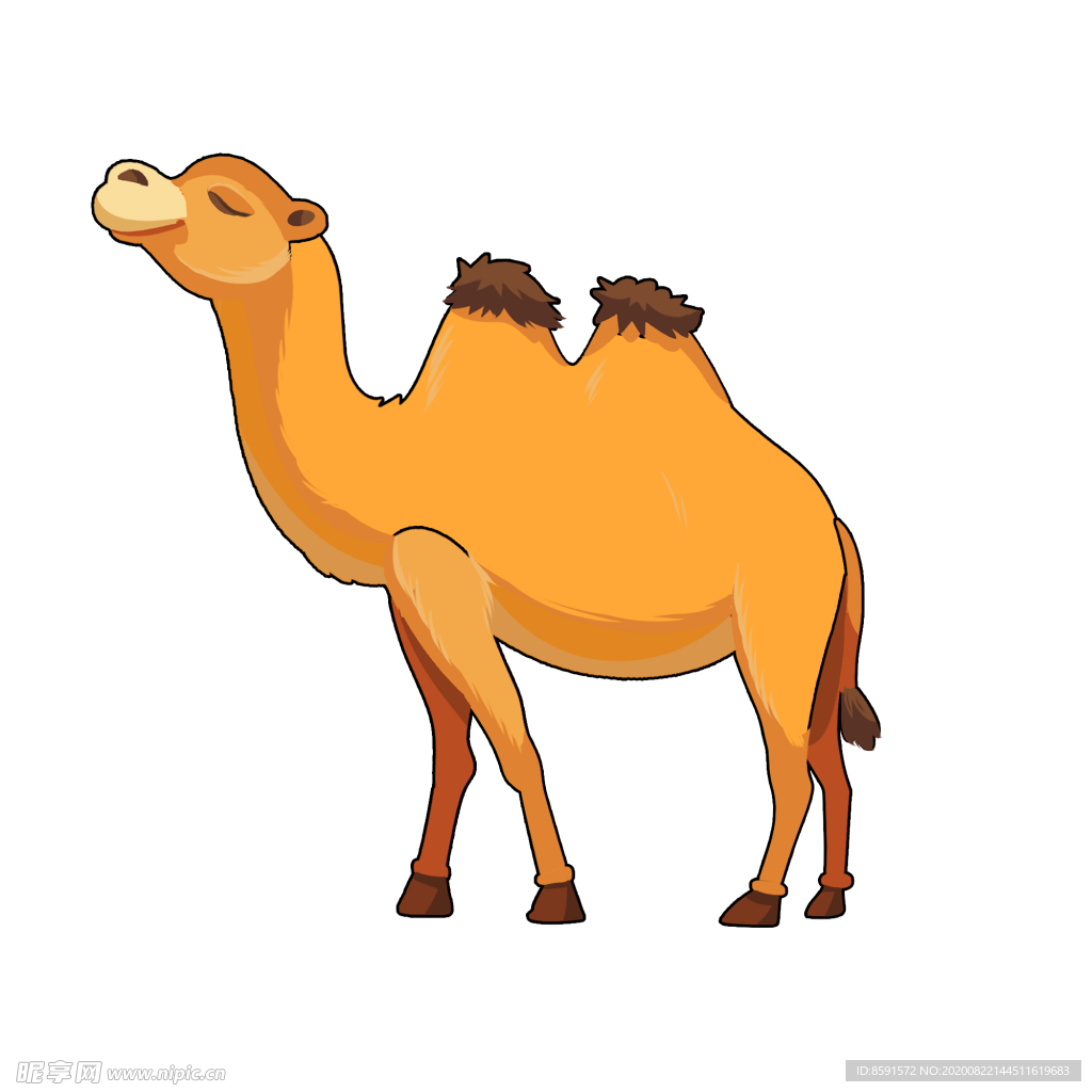 骆驼卡通图标