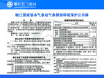 气象站公示牌