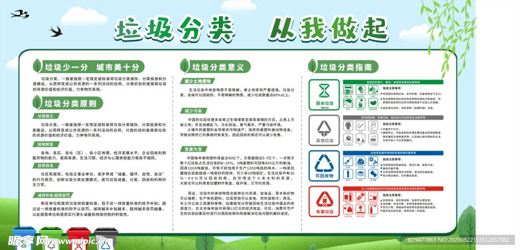 垃圾分类 从我做起