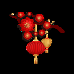 灯笼梅花