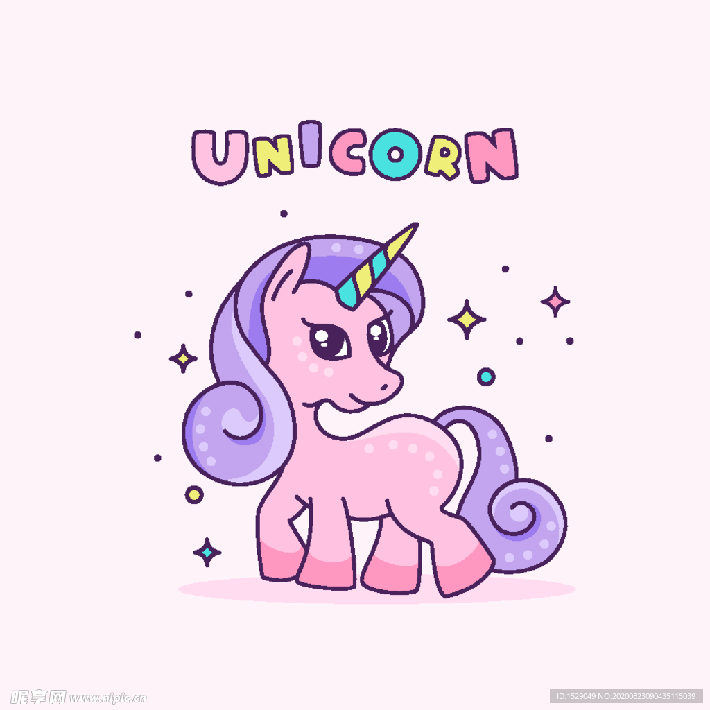 卡通独角兽