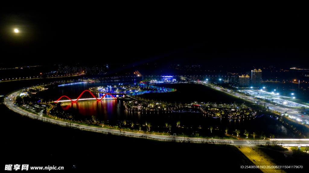 盐城海棠园夜景