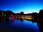 公园夜景图片