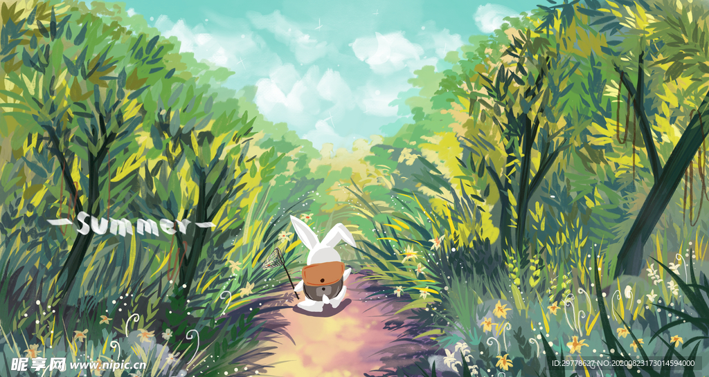 森林插画