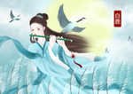 中国风女子